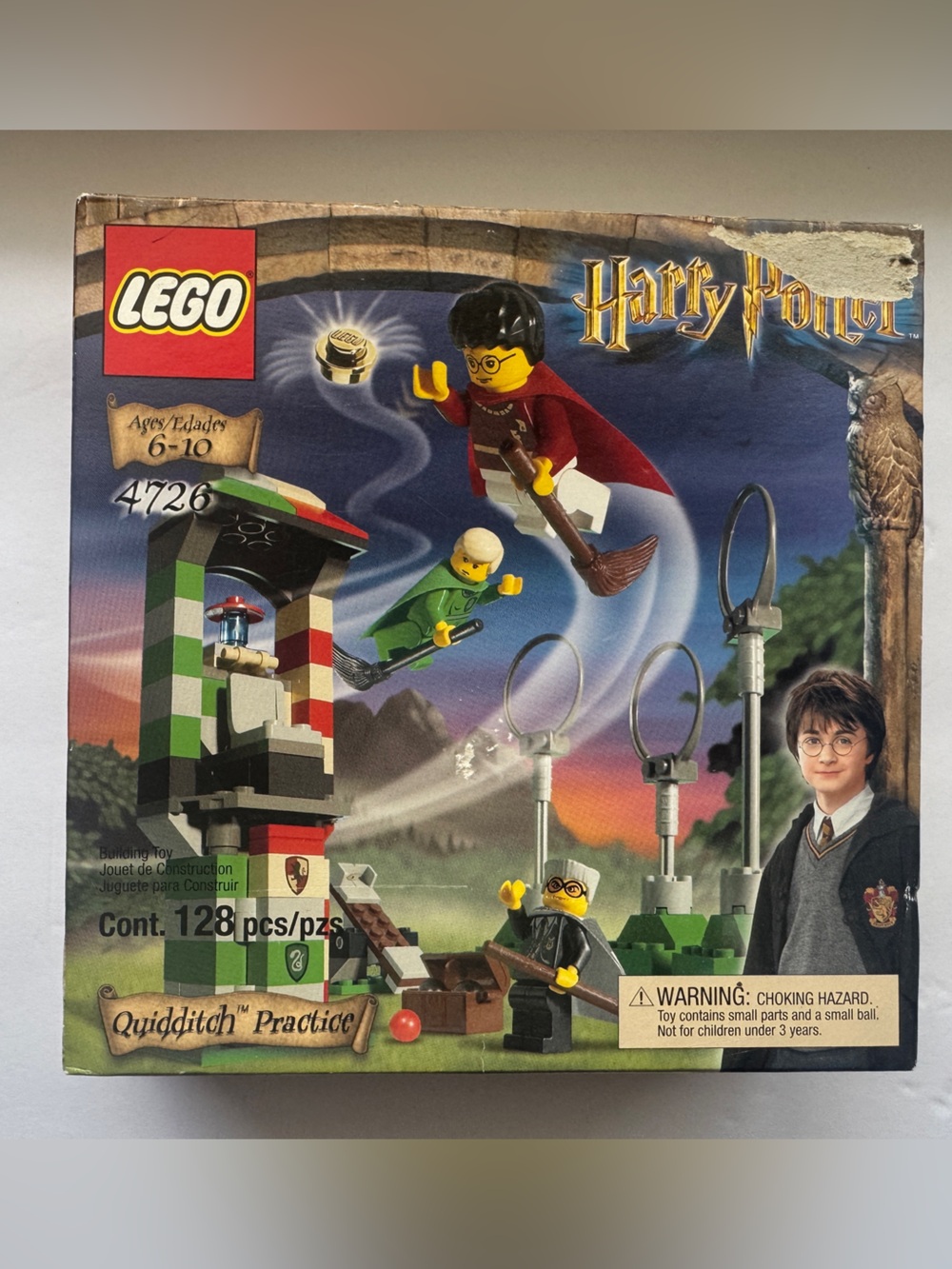 LEGO Harry Potter 4726 Quidditch Practice NEW Factory Sealed Retired 128 Pieces